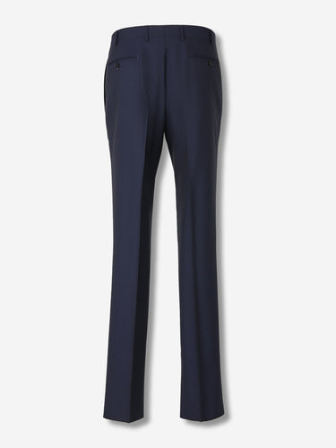 Canali Hombre Barcelona Pantalones Formales Lana color Azul Noche sku 321-000323 06 - Foto 2