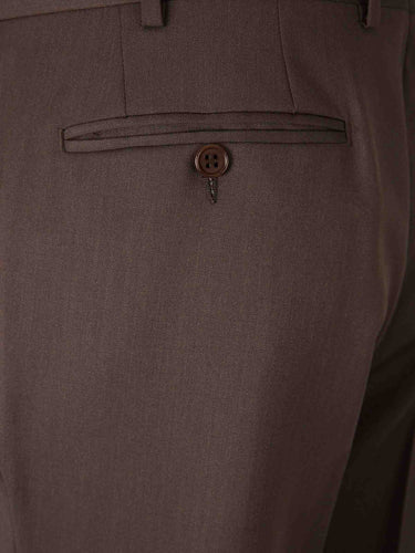 Canali Hombre Barcelona Pantalones Formales Vestir color Marrón sku 321-000336 03 - Foto 4