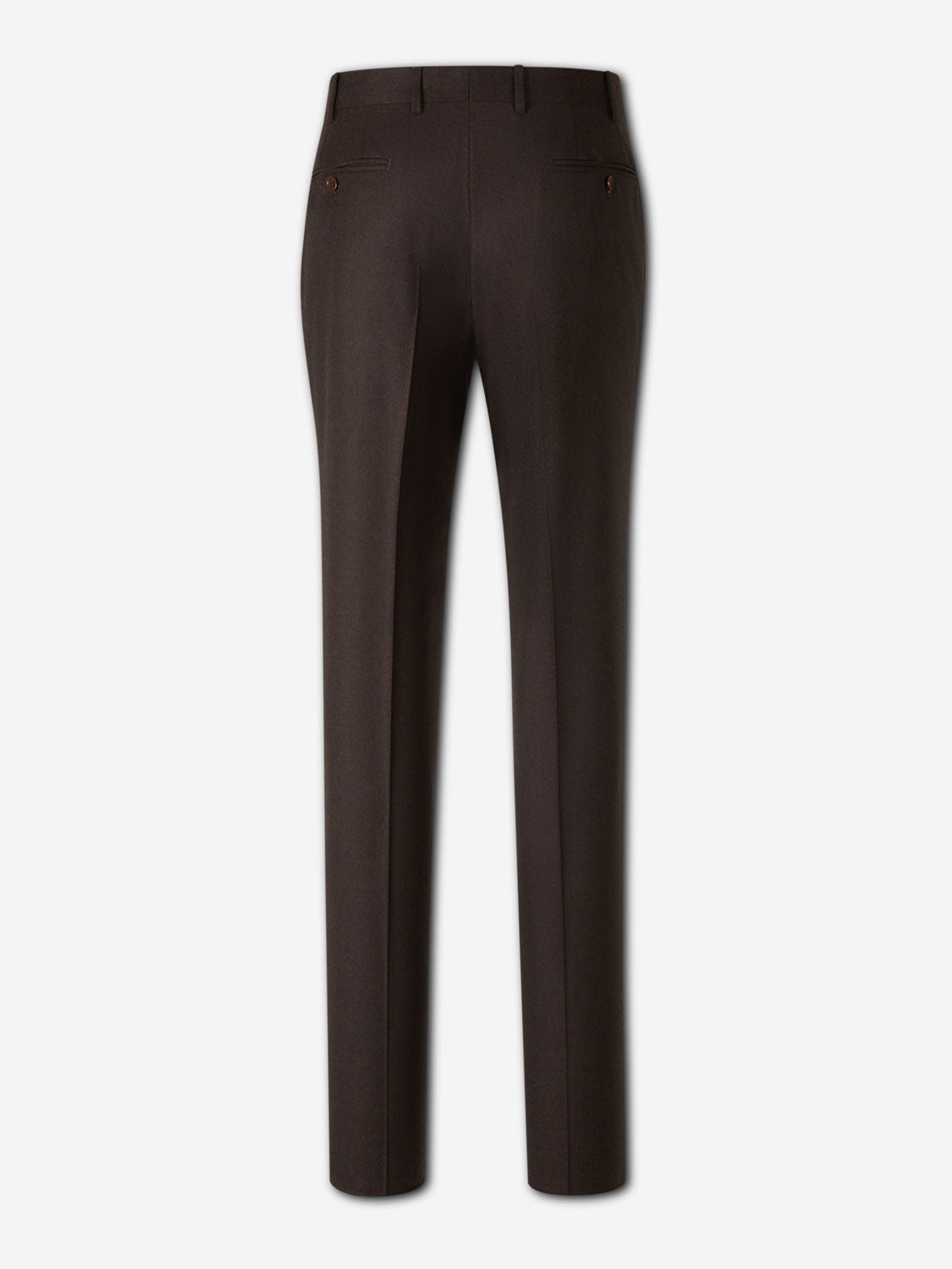 Canali Hombre Barcelona Pantalones Vestir Lana color Marrón sku 321-000338 06 - Foto 2