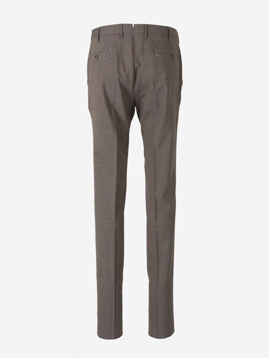 PT Torino Hombre Barcelona Pantalones Formales Lana color Marrón sku 321-000342 04 - Foto 2