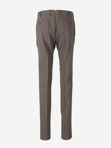 PT Torino Hombre Barcelona Pantalones Formales Lana color Marrón sku 321-000342 04 - Foto 2