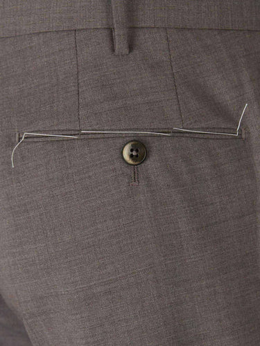 PT Torino Hombre Barcelona Pantalones Formales Lana color Marrón sku 321-000342 04 - Foto 4