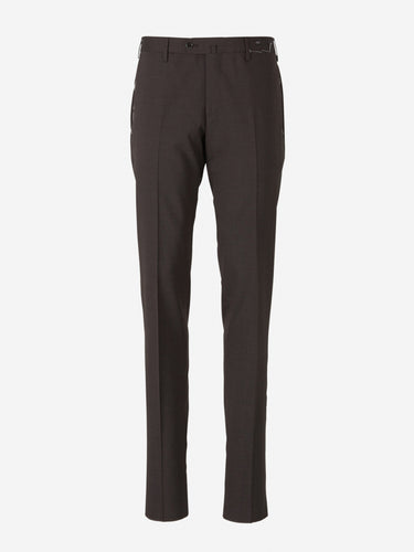 PT Torino Hombre Barcelona Pantalones Formales Lana color Marrón Oscuro sku 321-000342 05 - Foto 1