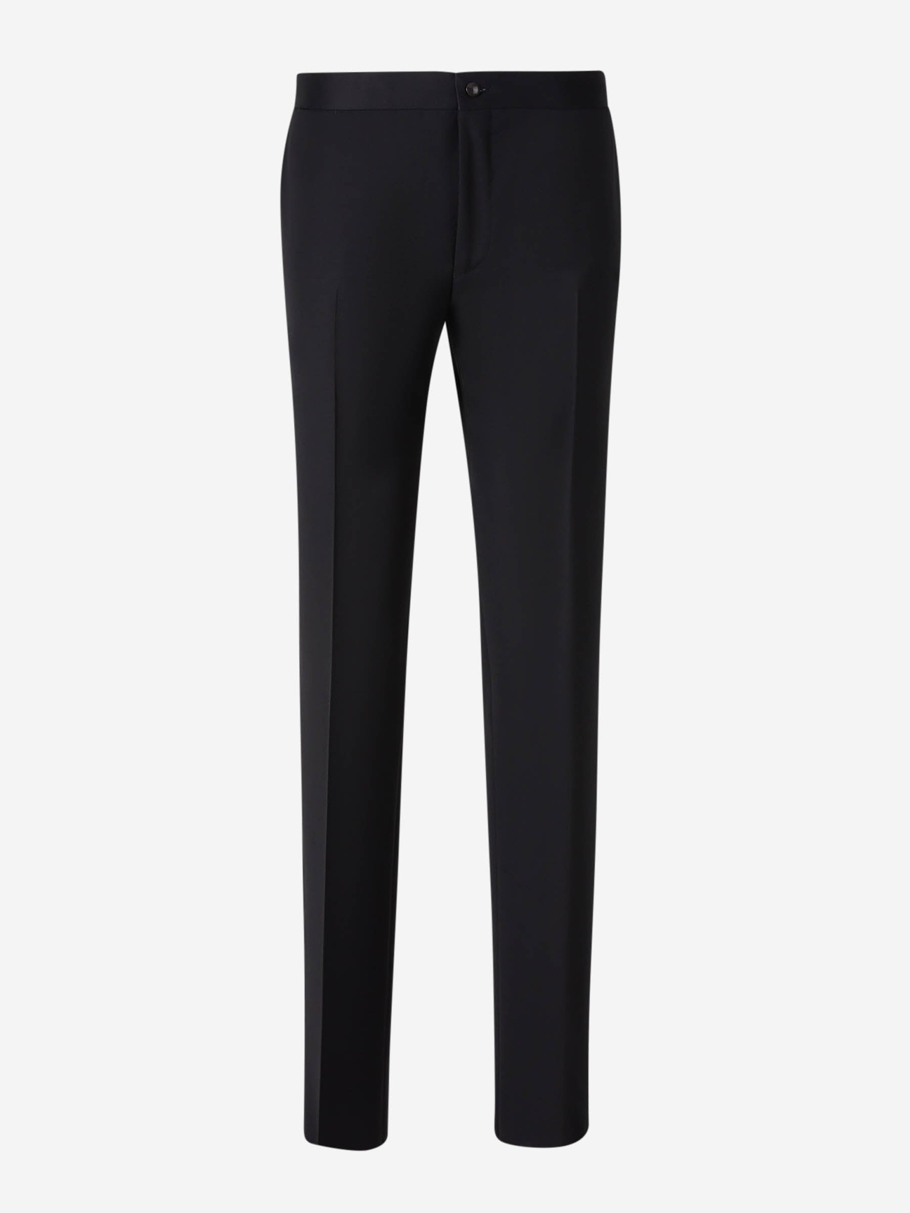 Canali Hombre Barcelona Pantalones Vestir Lana color Negro sku 321-000363 01 - Foto 1