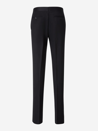 Canali Hombre Barcelona Pantalones Vestir Lana color Negro sku 321-000363 01 - Foto 2