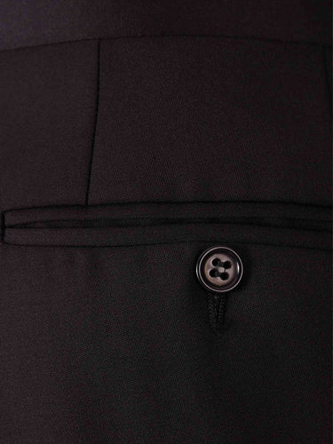 Canali Hombre Barcelona Pantalones Vestir Lana color Negro sku 321-000363 01 - Foto 3