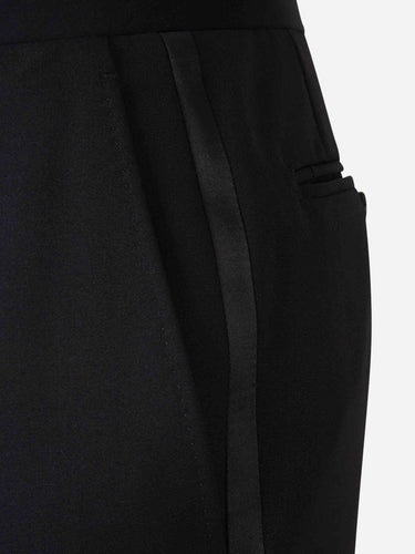 Canali Hombre Barcelona Pantalones Vestir Lana color Negro sku 321-000363 01 - Foto 4
