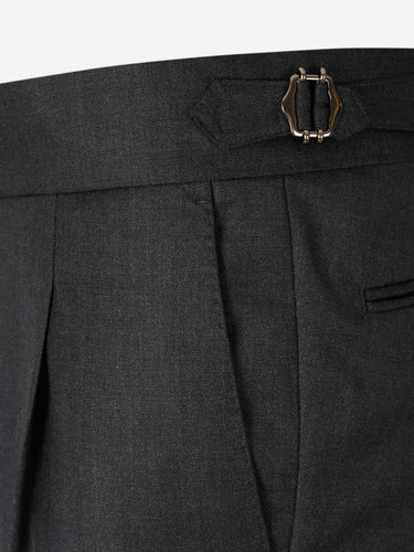 Scabal Hombre Barcelona Pantalones de Vestir color Gris Antracita sku 321-000367 01 - Foto 3