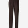 Zegna Hombre Barcelona Pantalones Vestir Lino color Marrón Oscuro sku 322-000473 01 - Foto 1