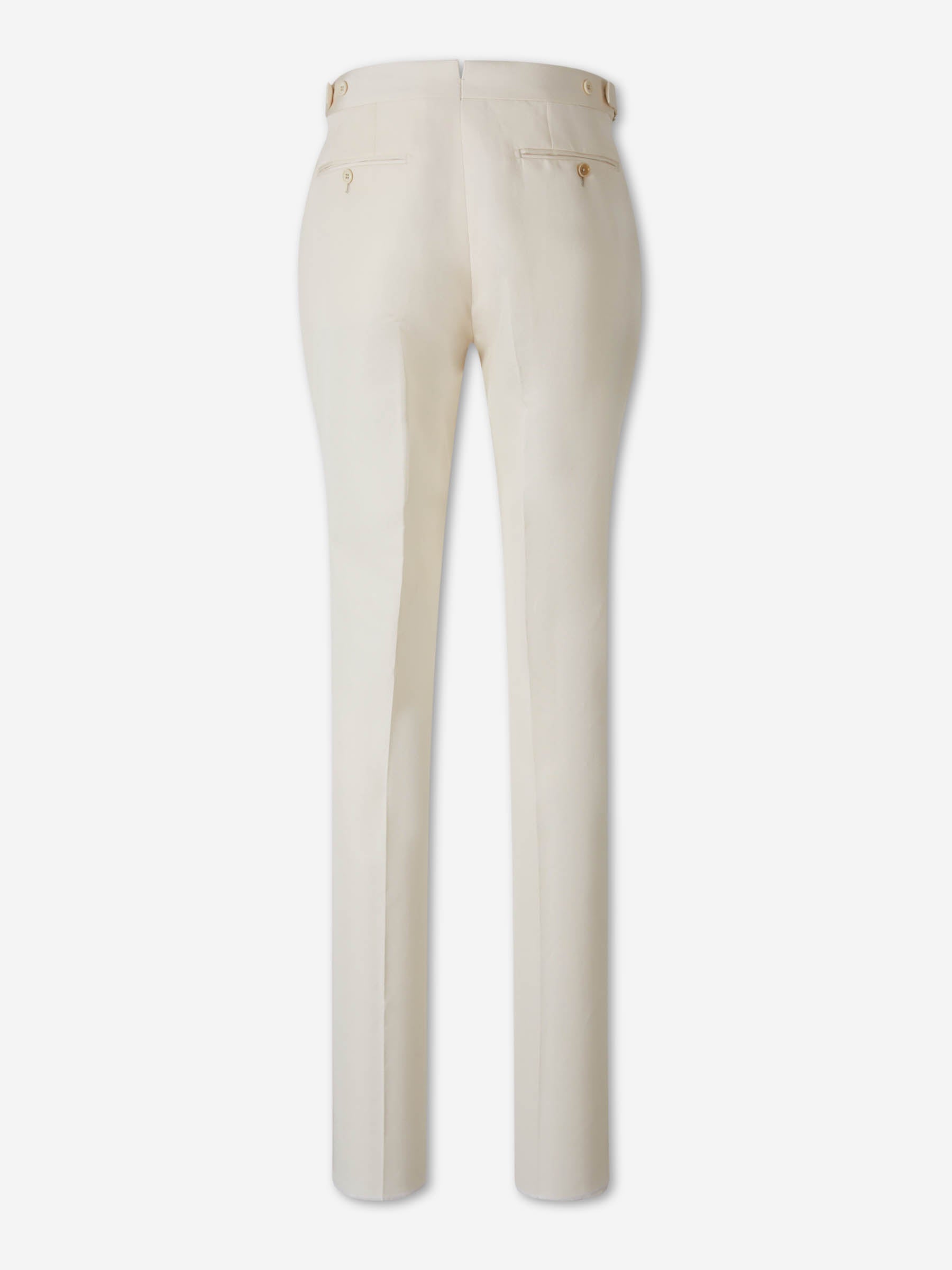 Tom Ford Hombre Barcelona Pantalones Vestir Seda color Crema sku 322-000475 01 - Foto 2