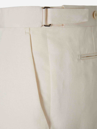 Tom Ford Hombre Barcelona Pantalones Vestir Seda color Crema sku 322-000475 01 - Foto 3