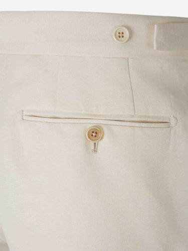 Tom Ford Hombre Barcelona Pantalones Vestir Seda color Crema sku 322-000475 01 - Foto 4