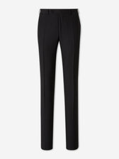 Canali Hombre Barcelona Pantalones Vestir Lana color Negro sku 322-000481 01 - Foto 1