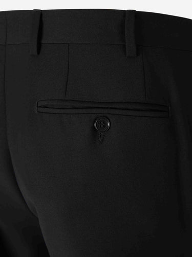 Canali Hombre Barcelona Pantalones Vestir Lana color Negro sku 322-000481 01 - Foto 4