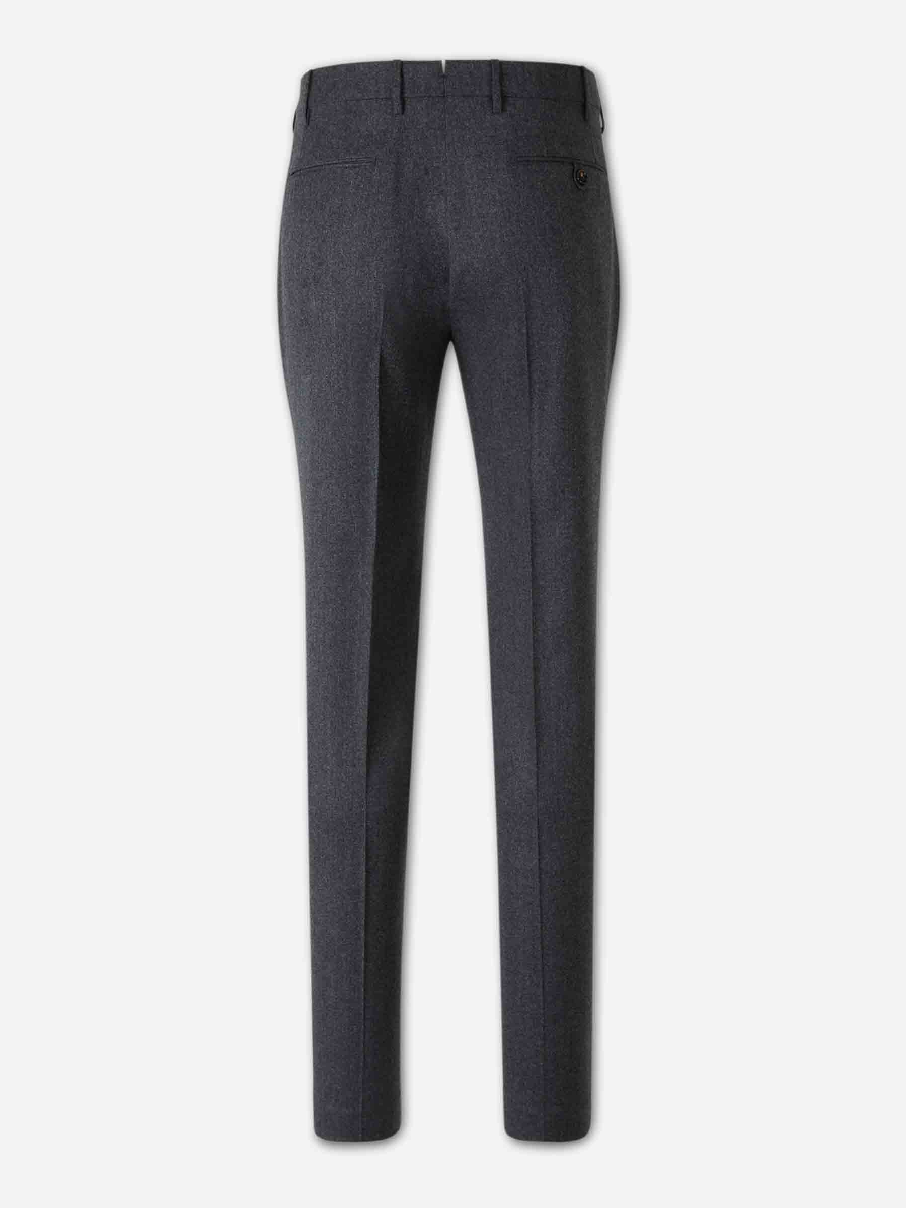 Berwich Hombre Barcelona Pantalones Vestir  Lana color Gris Oscuro sku 322-000484 01 - Foto 2