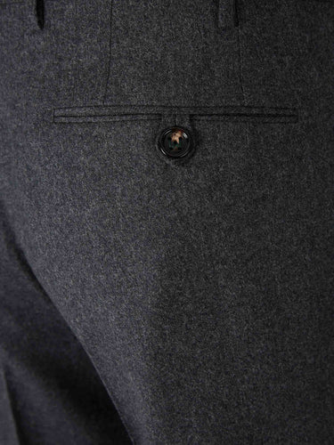 Berwich Hombre Barcelona Pantalones Vestir  Lana color Gris Oscuro sku 322-000484 01 - Foto 4