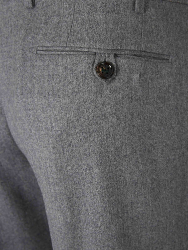 Berwich Hombre Barcelona Pantalones Vestir  Lana color Gris sku 322-000484 02 - Foto 4