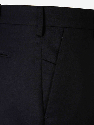 Berwich Hombre Barcelona Pantalones Vestir  Lana color Azul Noche sku 322-000484 03 - Foto 3