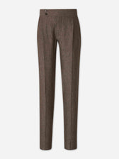 Scabal Hombre Barcelona Pantalones de Vestir Lino color Marrón sku 322-000486 01 - Foto 1