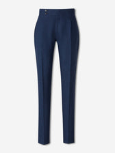 Scabal Hombre Barcelona Pantalones de Vestir Lino color Azul Marino sku 322-000486 02 - Foto 1