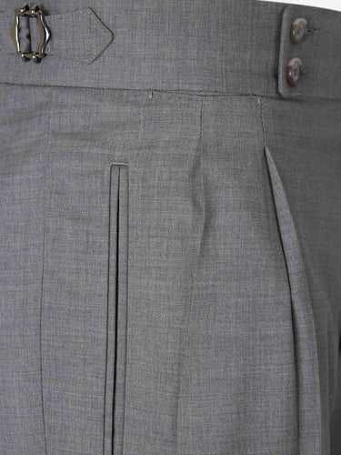 Scabal Hombre Barcelona Pantalones de Vestir Lana color Gris sku 322-000487 01 - Foto 3
