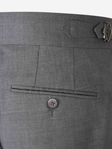 Scabal Hombre Barcelona Pantalones de Vestir Lana color Gris sku 322-000487 01 - Foto 4