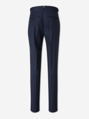 Scabal Hombre Barcelona Pantalones de Vestir Lana color Azul Marino sku 322-000489 01 - Foto 2
