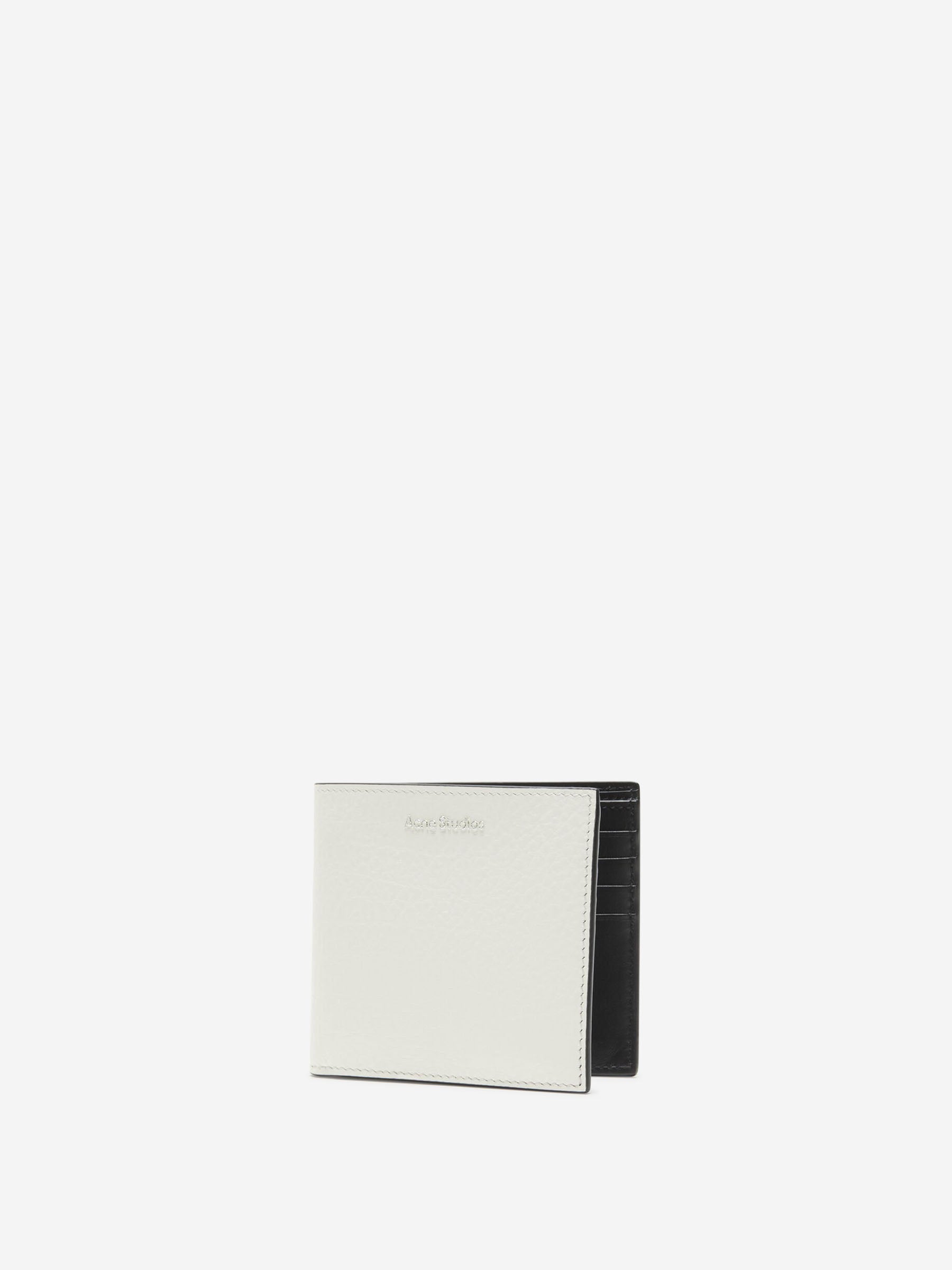 Acne Studios Hombre Barcelona Cartera Piel Logo color Blanco sku 691-001359 01 - Foto 2