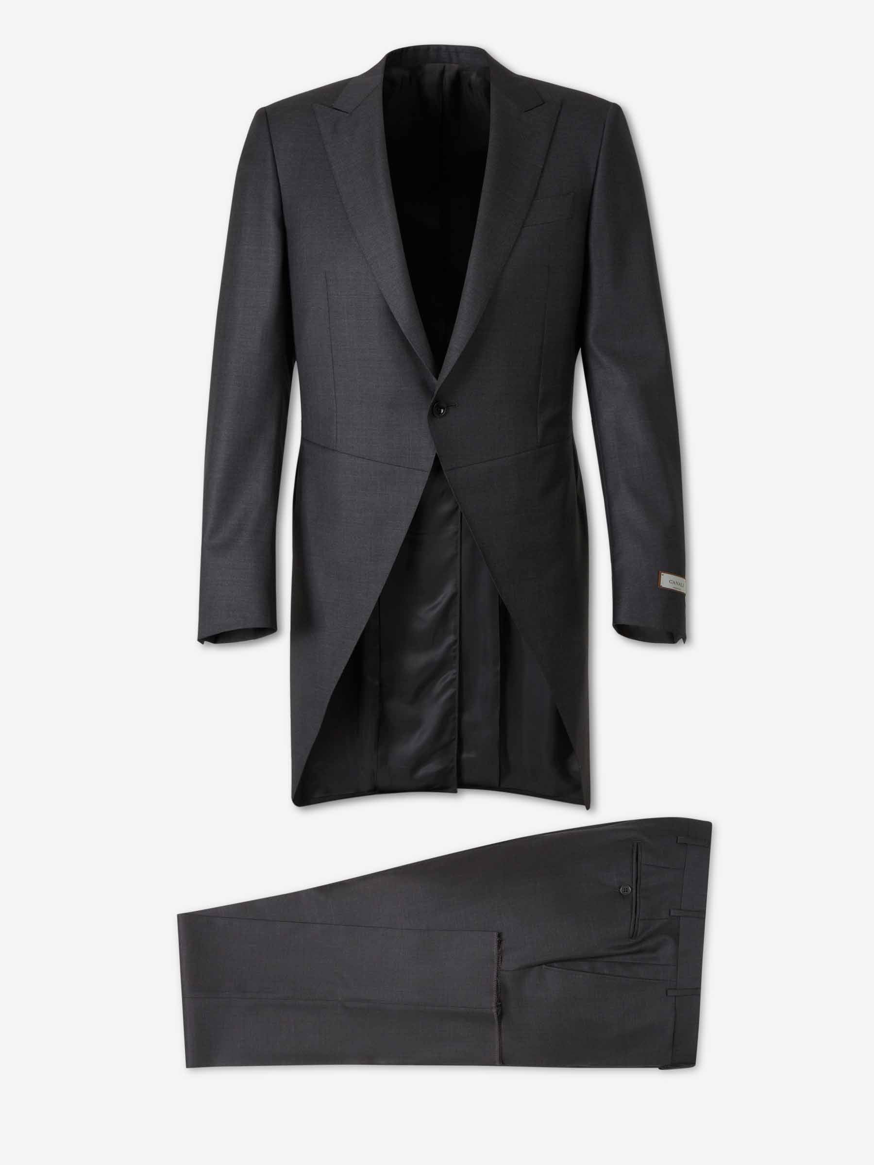 Canali Hombre Barcelona Chaqué Y Pantalón Lana color Negro sku 332-000156 01 - Foto 1