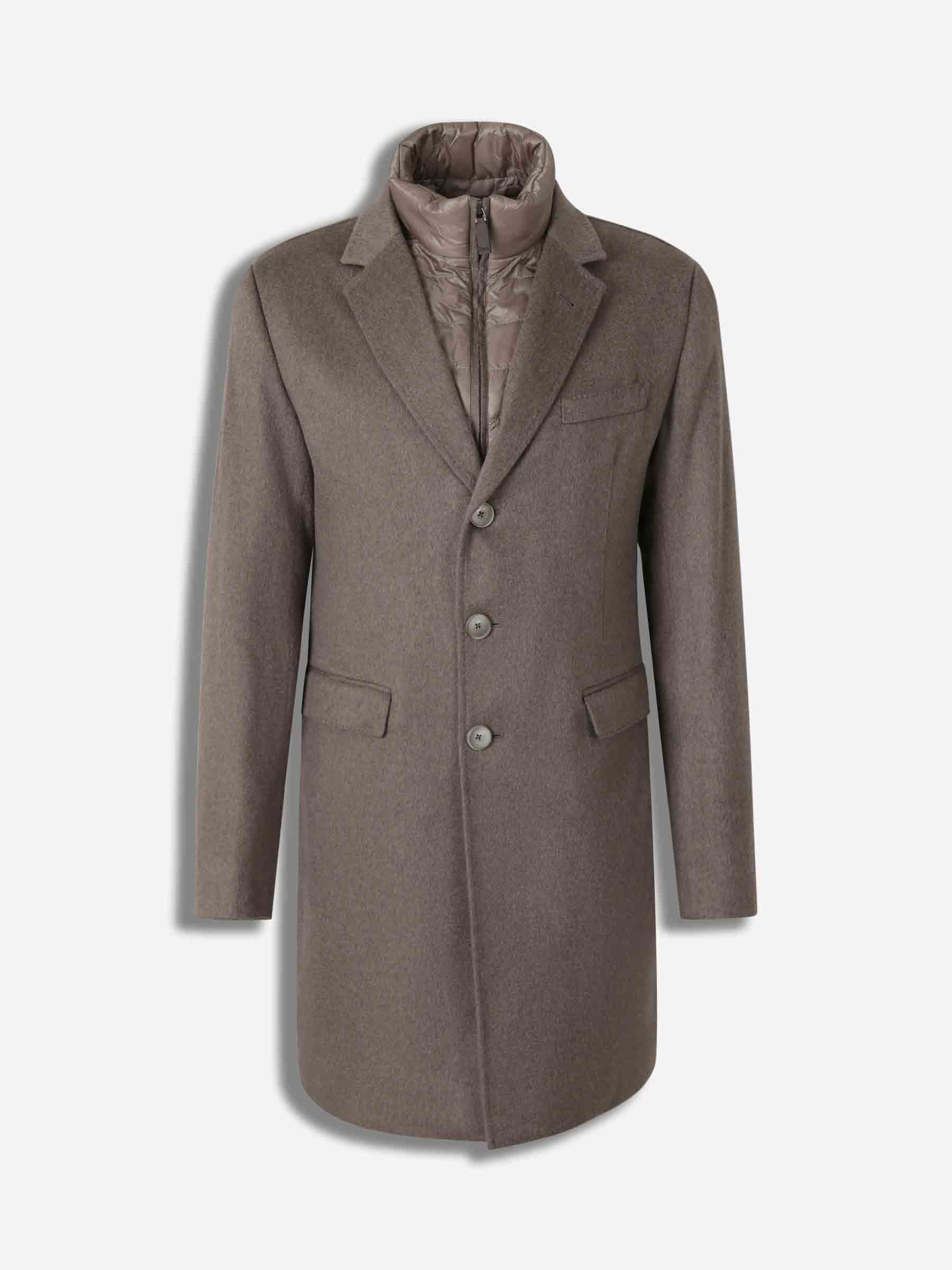 Herno Hombre Barcelona Abrigo con Chaleco Interior color Beige sku 341-000532 02 - Foto 1