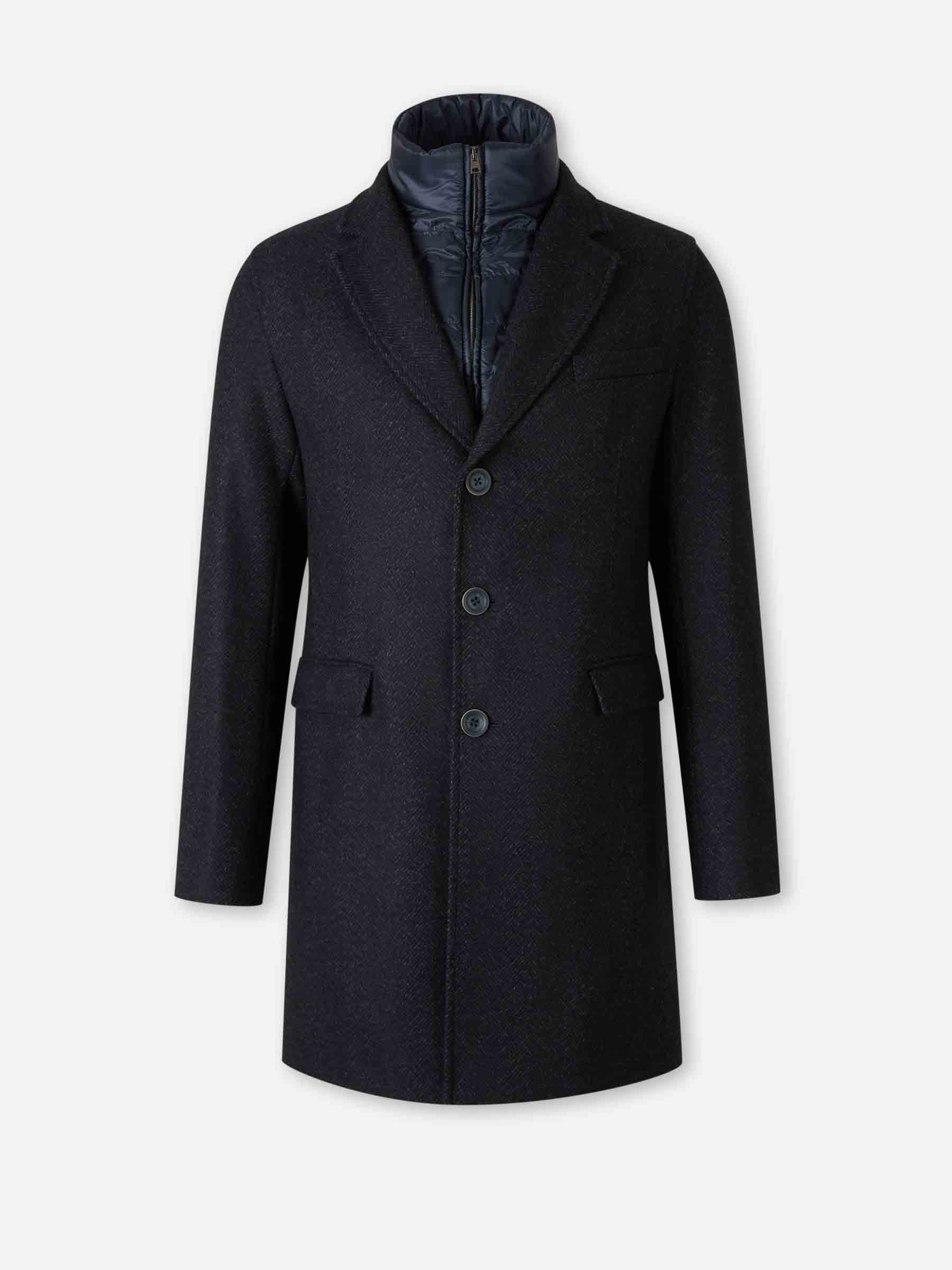 Herno Hombre Barcelona Abrigo Largo Acolchado color Azul Marino sku 341-000534 01 - Foto 1