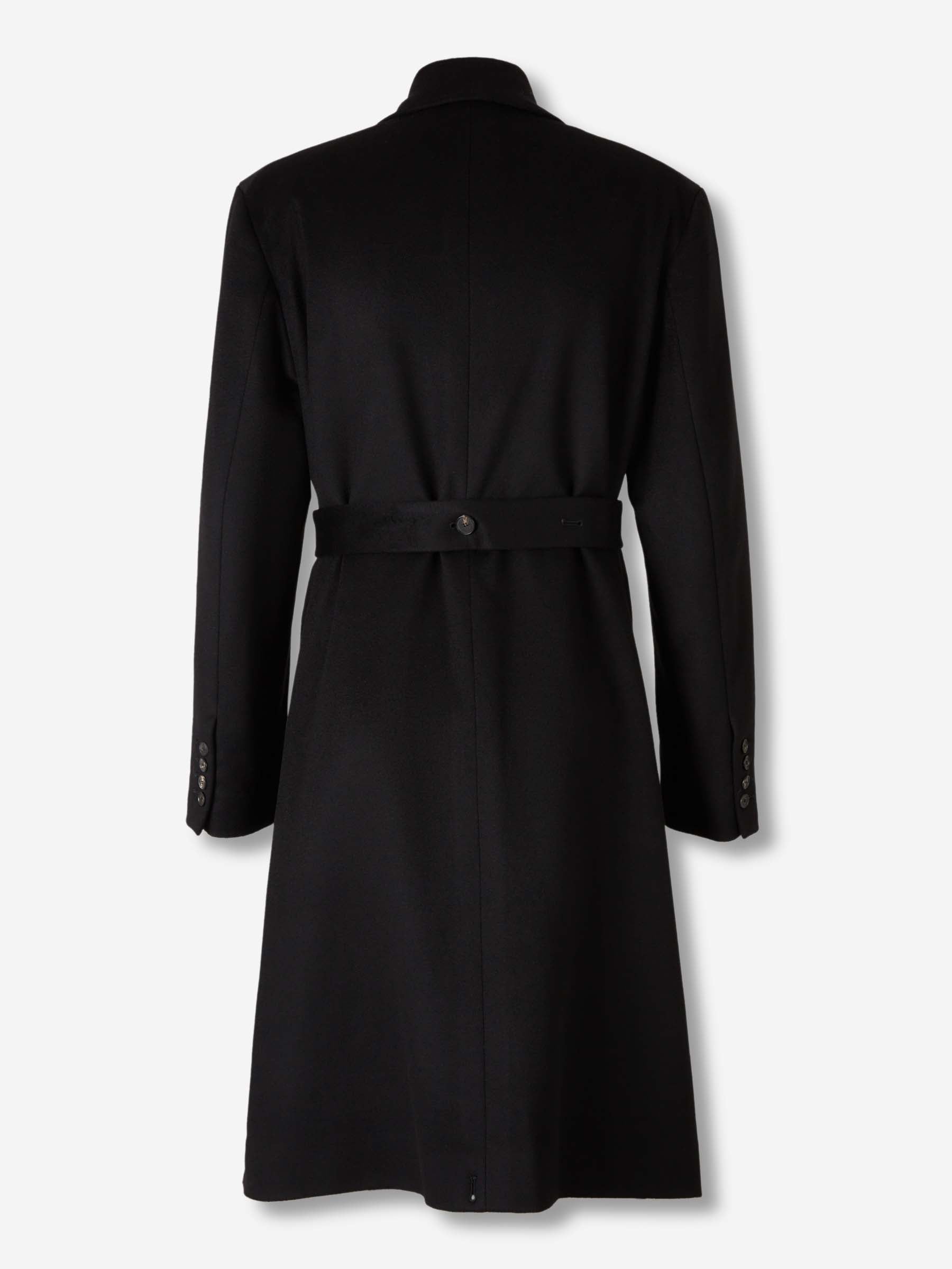 Setchu Hombre Barcelona Abrigo Largo Cachemira color Negro sku 341-000538 01 - Foto 2