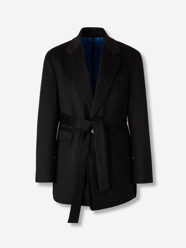 Setchu Hombre Barcelona Abrigo Largo Cachemira color Negro sku 341-000538 01 - Foto 3