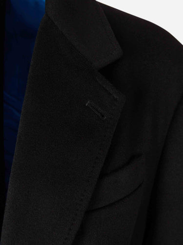 Setchu Hombre Barcelona Abrigo Largo Cachemira color Negro sku 341-000538 01 - Foto 5