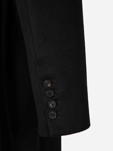 Setchu Hombre Barcelona Abrigo Largo Cachemira color Negro sku 341-000538 01 - Foto 7