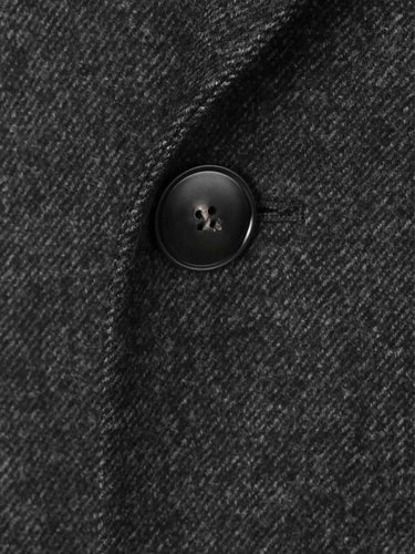Canali Hombre Barcelona Abrigo Largo Cruzado color Gris Antracita sku 341-000541 01 - Foto 3