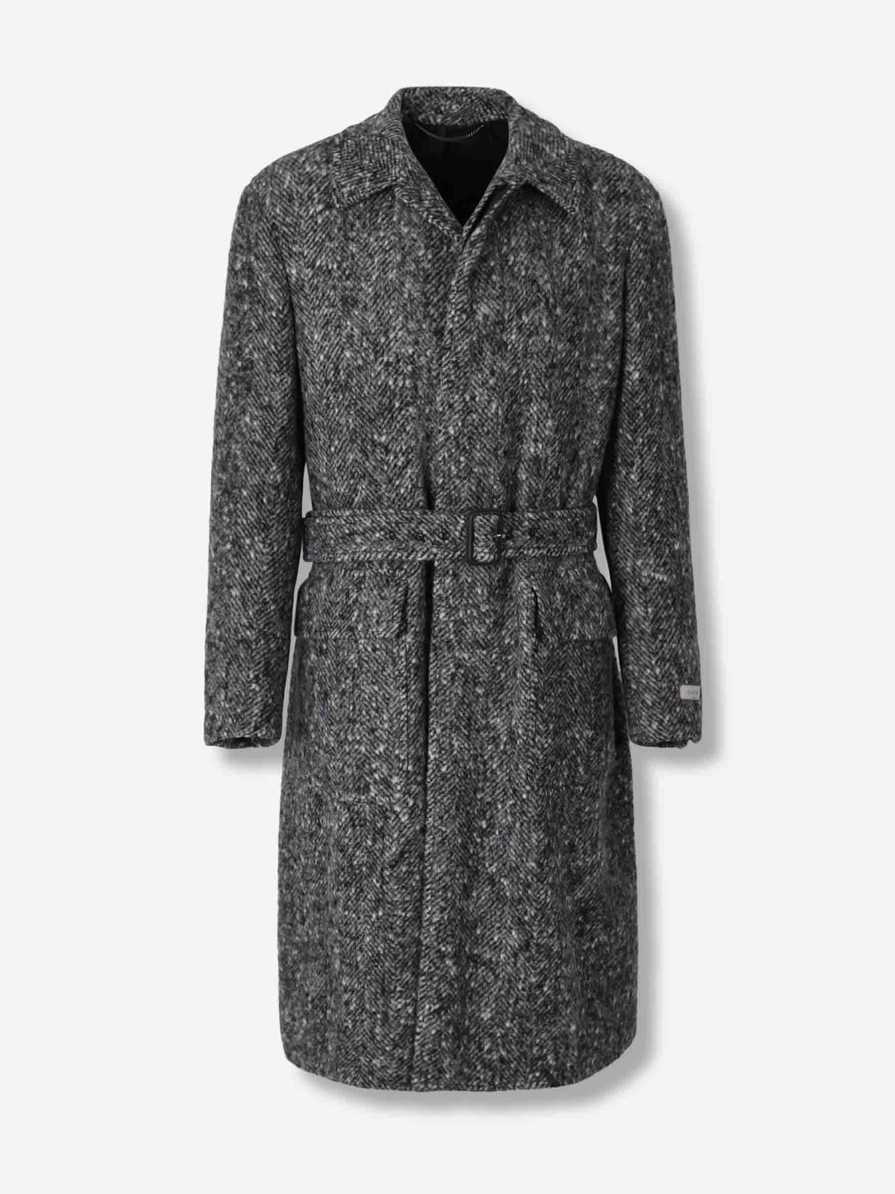 Canali Hombre Barcelona Abrigo Largo Lana color Gris sku 341-000542 01 - Foto 1