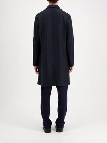 Harris Wharf Hombre Barcelona Abrigo Largo Lana color Azul Noche sku 341-000554 02 - Foto 3