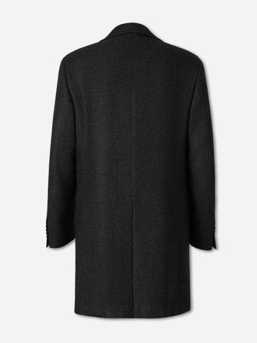 Canali Hombre Barcelona Abrigo Largo Lana color Gris Antracita sku 341-000556 01 - Foto 2