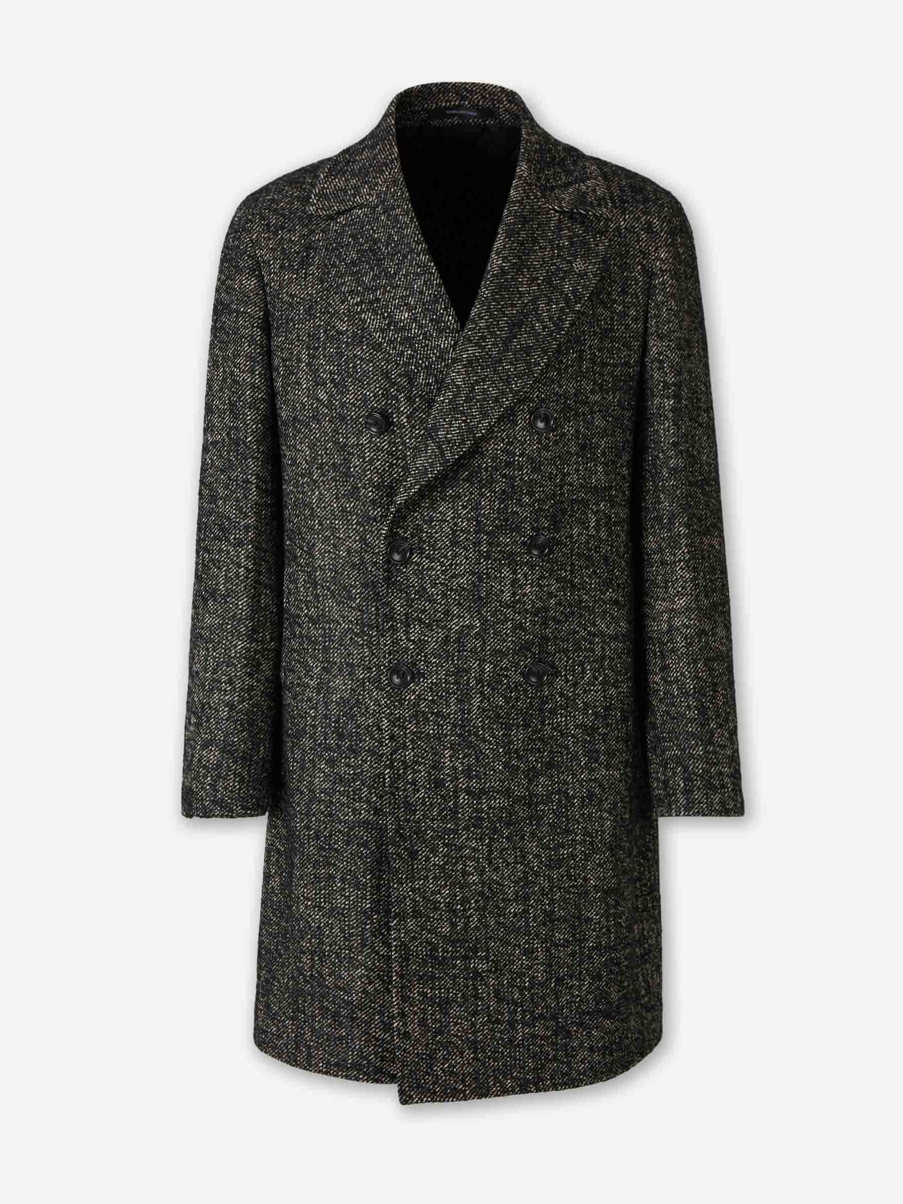 Tagliatore Hombre Barcelona Abrigo Largo Cruzado color Marrón Oscuro sku 341-000564 01 - Foto 1
