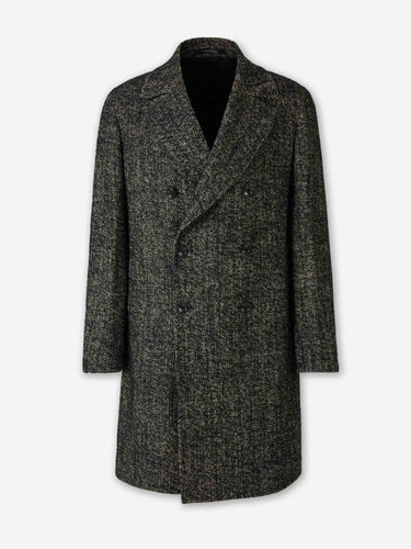 Tagliatore Hombre Barcelona Abrigo Largo Cruzado color Marrón Oscuro sku 341-000564 01 - Foto 1