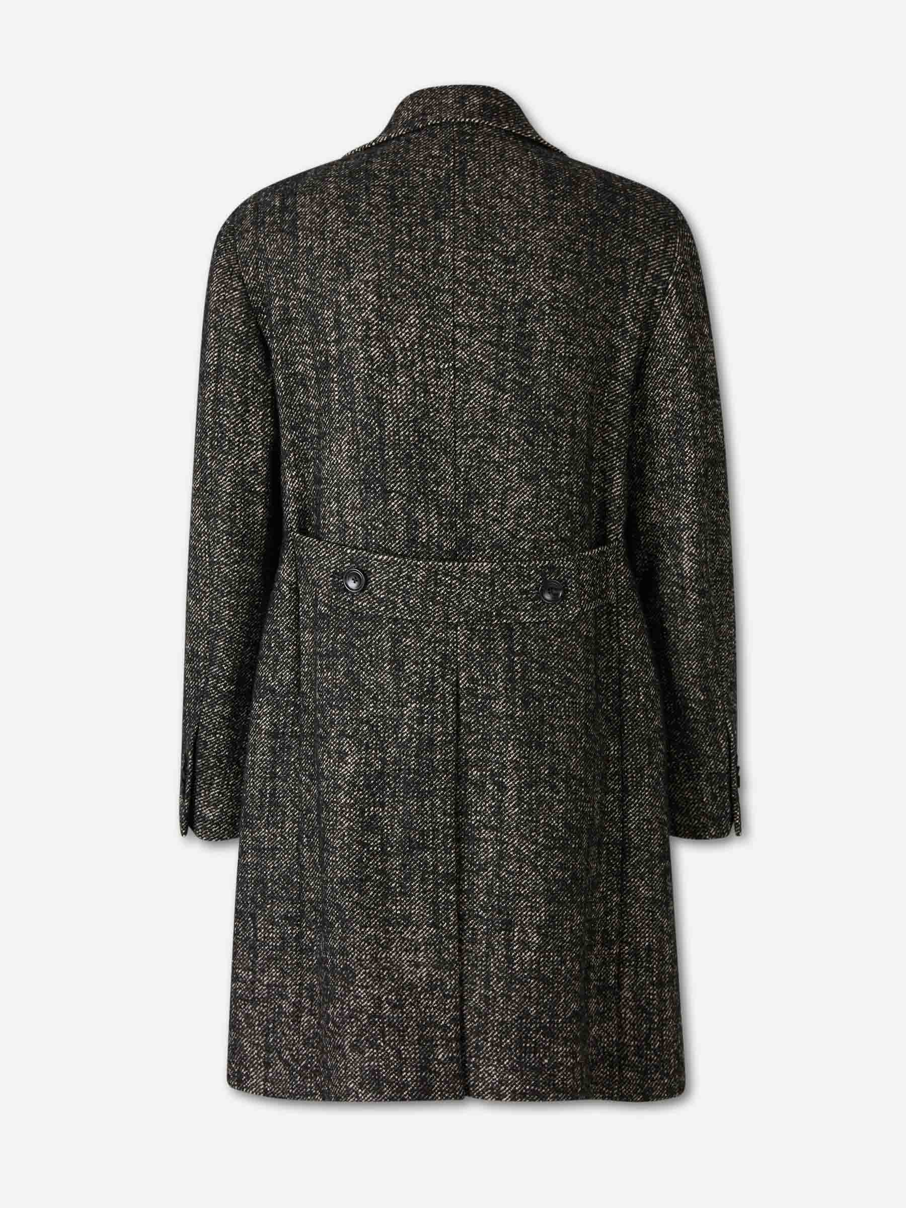 Tagliatore Hombre Barcelona Abrigo Largo Cruzado color Marrón Oscuro sku 341-000564 01 - Foto 2