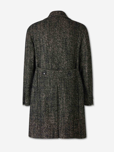 Tagliatore Hombre Barcelona Abrigo Largo Cruzado color Marrón Oscuro sku 341-000564 01 - Foto 2