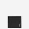 Saint Laurent Hombre Barcelona Cartera Piel Granulada Logo color Negro sku 691-001364 01 - Foto 1