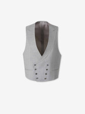 Santa Eulalia Hombre Barcelona Chaleco Clásico Cruzado color Gris Claro sku 352-000083 01 - Foto 1