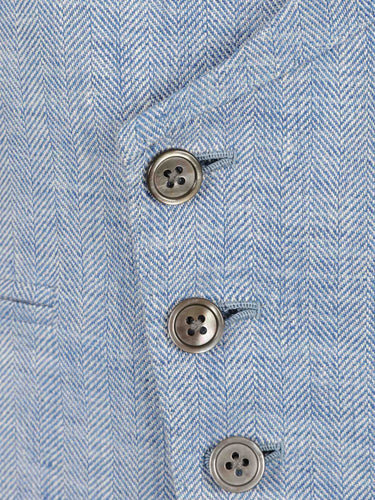 Santa Eulalia Hombre Barcelona Chaleco Clásico Cruzado color Azul sku 352-000083 09 - Foto 3