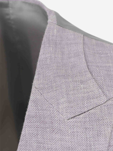 Santa Eulalia Hombre Barcelona Chaleco Clásico Cruzado color Lavanda sku 352-000083 10 - Foto 4
