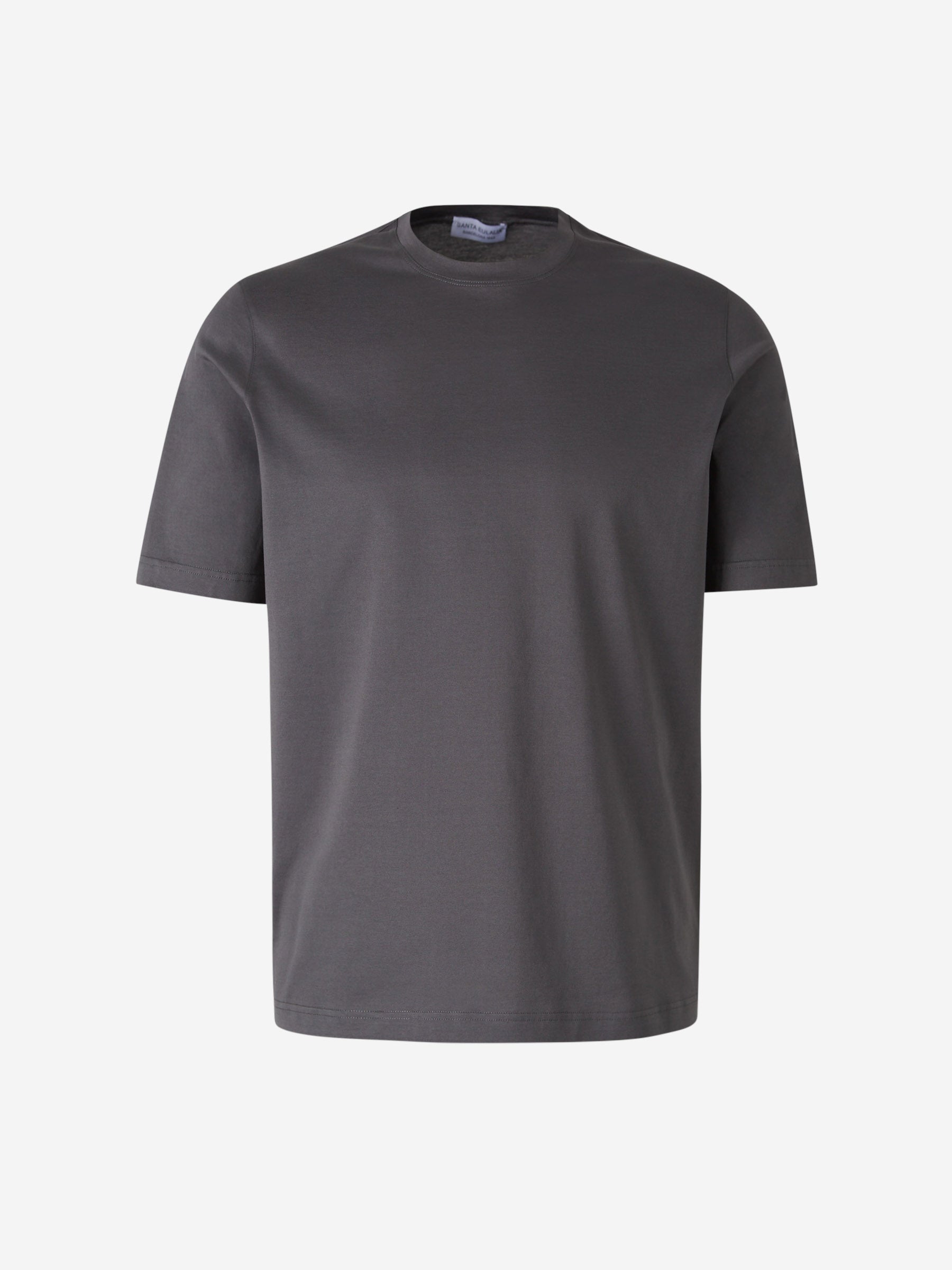 Santa Eulalia Hombre Barcelona Camiseta Lisa Algodón color Gris Antracita sku 553-003979 03 - Foto 1