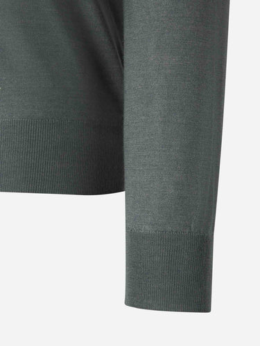 Santa Eulalia Hombre Barcelona Jersey Cashmere Y Seda color Verde Oscuro sku 542-002426 01 - Foto 4