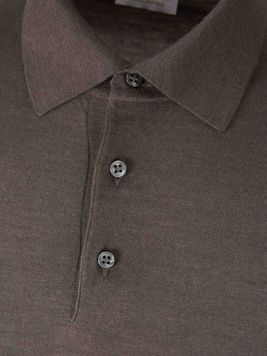 Santa Eulalia Hombre Barcelona Polo Cashmere Y Seda color Marrón Oscuro sku 551-000379 04 - Foto 3